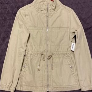 New Old Navy Military Jacket in Tan Size Small